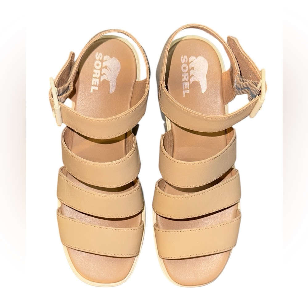 Sorel Joanie III Ankle Strap Wedge Sandal Women’s Size 8 - Picture 6 of 8